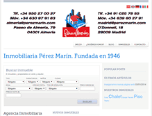 Tablet Screenshot of perezmarin.com